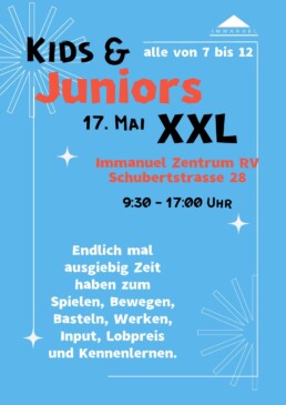 Einladung zum Kids & Juniors XXL-Tag am 17. Mai 2025