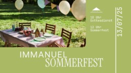 Einladung zum Sommerfest am 13. Juli.