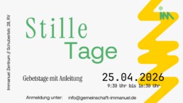 Folie Stille Tage Immanuel