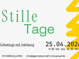Folie Stille Tage Immanuel