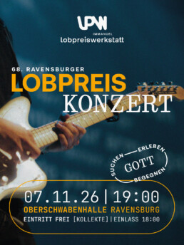 Einladungsflyer 68. Lobpreiskonzert 07.11.26
